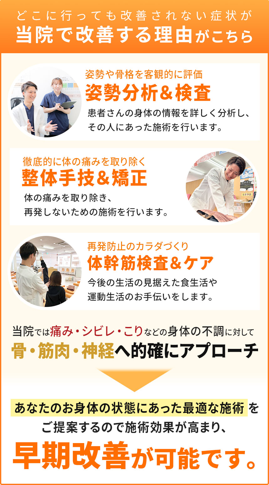 当院で改善する理由